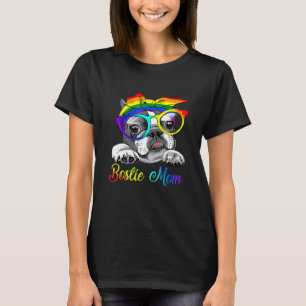 T-shirt Bostie Mom For Lgbt Pride Boston Terrier Dogs