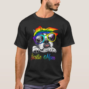 T-shirt Bostie Mom For Lgbt Pride Boston Terrier Dogs 2