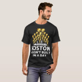 T-shirt Boston A Été Construit En Un Jour (Devant entier)