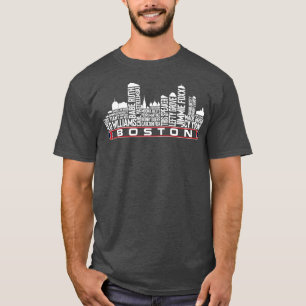 T-shirt Boston Baseball Team All Time Legends Boston City