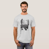 T-shirt Boston brutal (version grise) (Devant entier)
