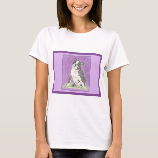T-shirt Boston Bull Terrier (Devant)