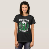 T-shirt Boston Drinking Team St Patrick's Day (Devant entier)