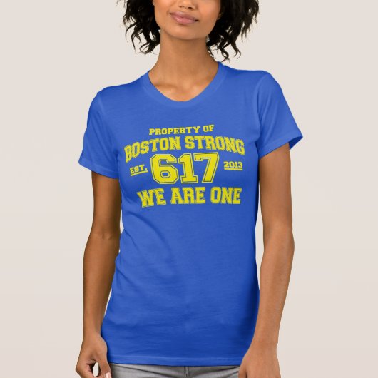 T-shirt Boston Fort Nous Sommes Un (Devant)