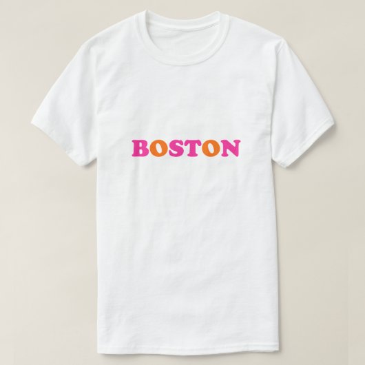T-shirt Boston Massachusetts (Design devant)