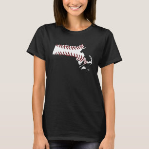 T-shirt Boston Massachusetts Baseball Nouvelle Angleterre 