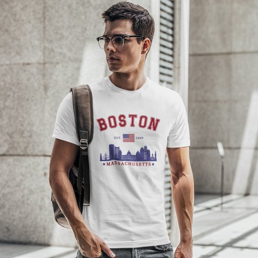T-shirt Boston Massachusetts Est. 1630 Travel
