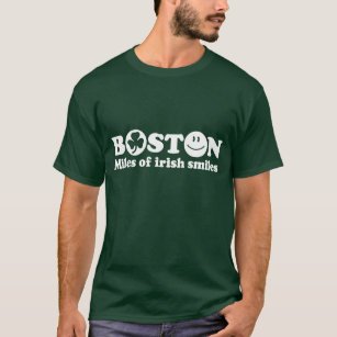 T-shirt boston miles de sourires irlandais