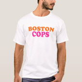 T-shirt Boston Police Officers Cops (Devant)