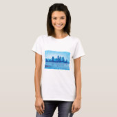 T-shirt Boston Skyline (Devant entier)
