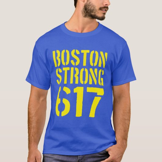 T-shirt Boston Strong 617 (Devant)