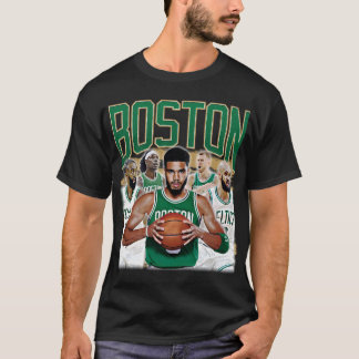T-shirt BOSTON Tatum, Brown, Blanc, Vacances, Porzingis