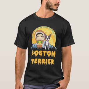 T-shirt Boston Terrier All I Need Is Coffee And My Dog