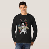 T-shirt Boston Terrier Bad Chien (Devant entier)