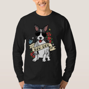 T-shirt Boston Terrier Bad Chien