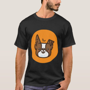 T-shirt Boston Terrier Brown