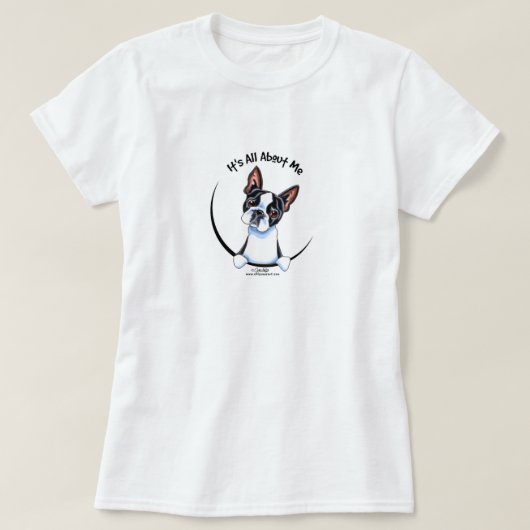 T-shirt Boston Terrier C'Est Tout Pour Moi (Design devant)