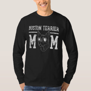 T-shirt Boston Terrier Chien Maman Maman Maman