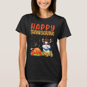 T-shirt Boston Terrier Chien Regardez Turquie Viande Joyeu