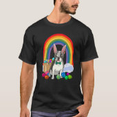 T-shirt Boston Terrier Dog Mom Easter Eggs Bunny Rabbit (Devant)