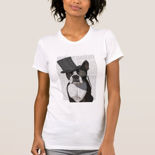 T-shirt Boston Terrier, Formal Hound et Casquette (Devant)
