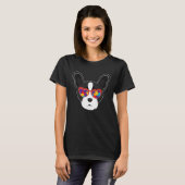 T-shirt Boston Terrier Glasses Puzzle Autism Awareness Aut (Devant entier)