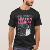 T-shirt Boston Terrier Grand-mère Bostie Propriétaire de c (Devant)