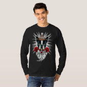 T-shirt Boston Terrier King Crown Royal (Devant entier)