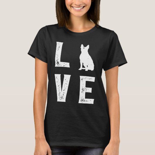 T-shirt Boston Terrier Love 1 (Devant)