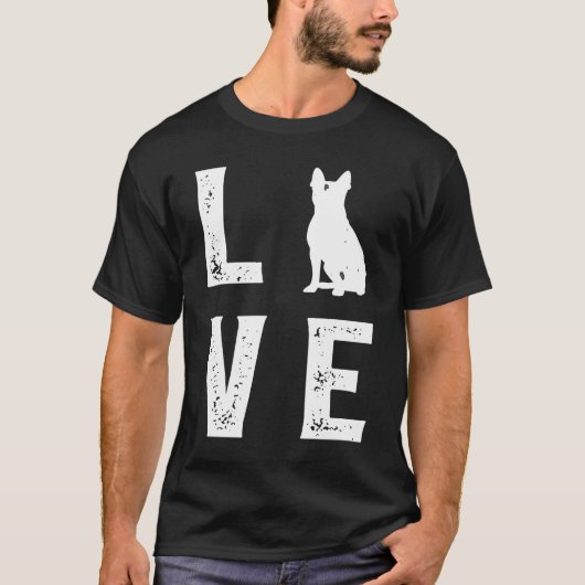 T-shirt Boston Terrier Love  1 (Devant)