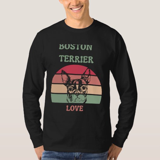 T-shirt Boston Terrier Love 160 (Devant)