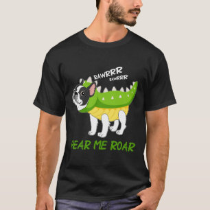T-shirt Boston Terrier M'Entendre Roar Rex Fake Funny