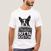 T-SHIRT BOSTON TERRIER NWA SHIRT (Devant)
