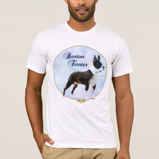 T-shirt Boston Terrier Portrait (Devant)