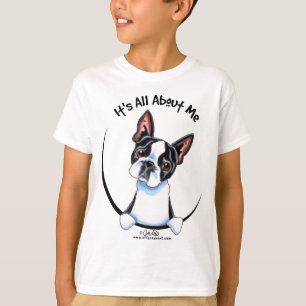 T-shirt Boston Terrier son tout environ je