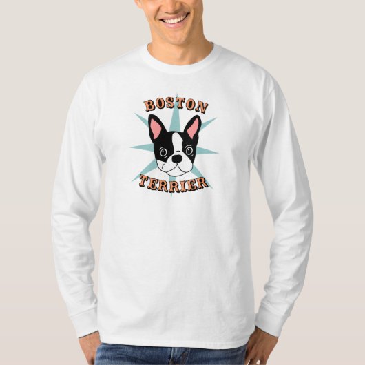 T-shirt Boston Terrier Starburst (Devant)