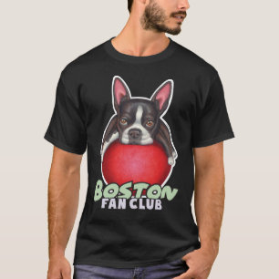 T-shirt Boston Terrier sur Red Ball 2