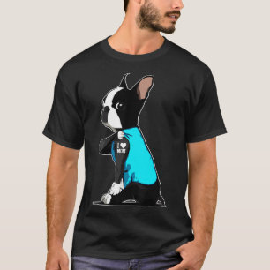 T-shirt Boston Terrier Tattoos I Love Maman