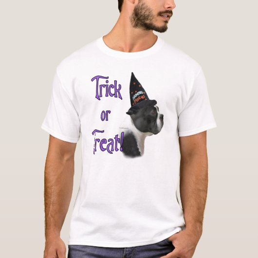 T-shirt Boston Terrier Trick (Devant)