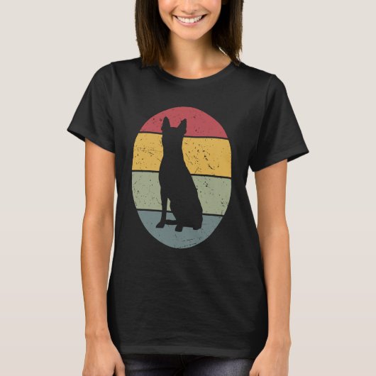 T-shirt Boston Terrier Vintage (Devant)