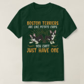 T-shirt Boston Terriers Are Like Dog Owner Boston Terrier (Design devant)