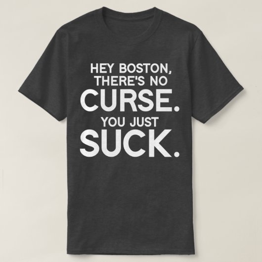 T-shirt Boston You Suck (Design devant)