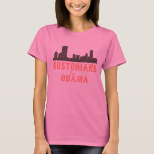 T-shirt Bostonians pour la chemise des longues femmes de