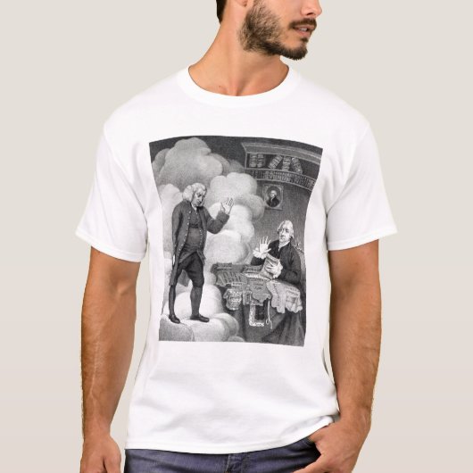 T-shirt Boswell et le fantôme de Samuel Johnson (Devant)