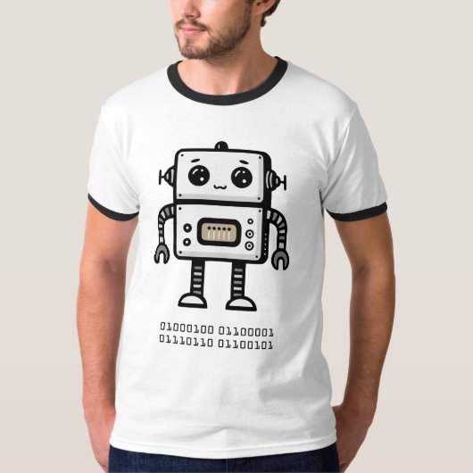 T-shirt Bot binaire (Devant)