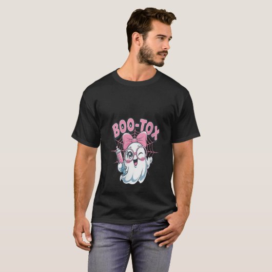 T-shirt Bot de remplissage Halloween pour femmes BOO Tox I (Devant entier)
