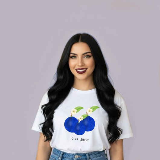 T-shirt Botanical Plums Collection