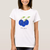 T-shirt Botanical Plums Collection (Devant)