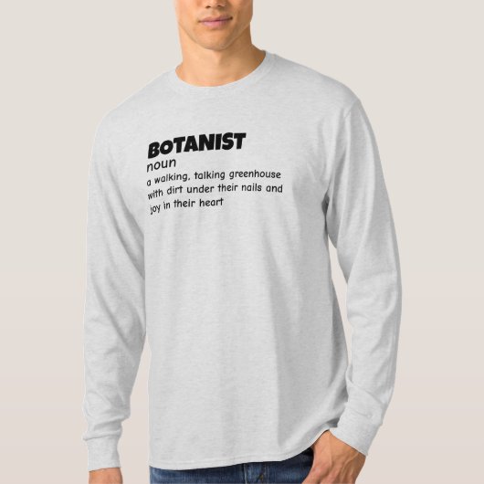T-shirt Botanique Expert Définition Appareils (Devant)