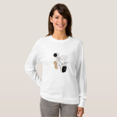 T-shirt Botanique Fleurs sauvages boho Floral Graphisme (Devant entier)